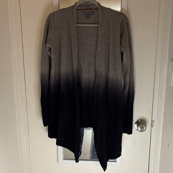 Barefoot Dreams Sweaters - Barefoot Dreams Gray and Black Cardigan Size Small / Medium